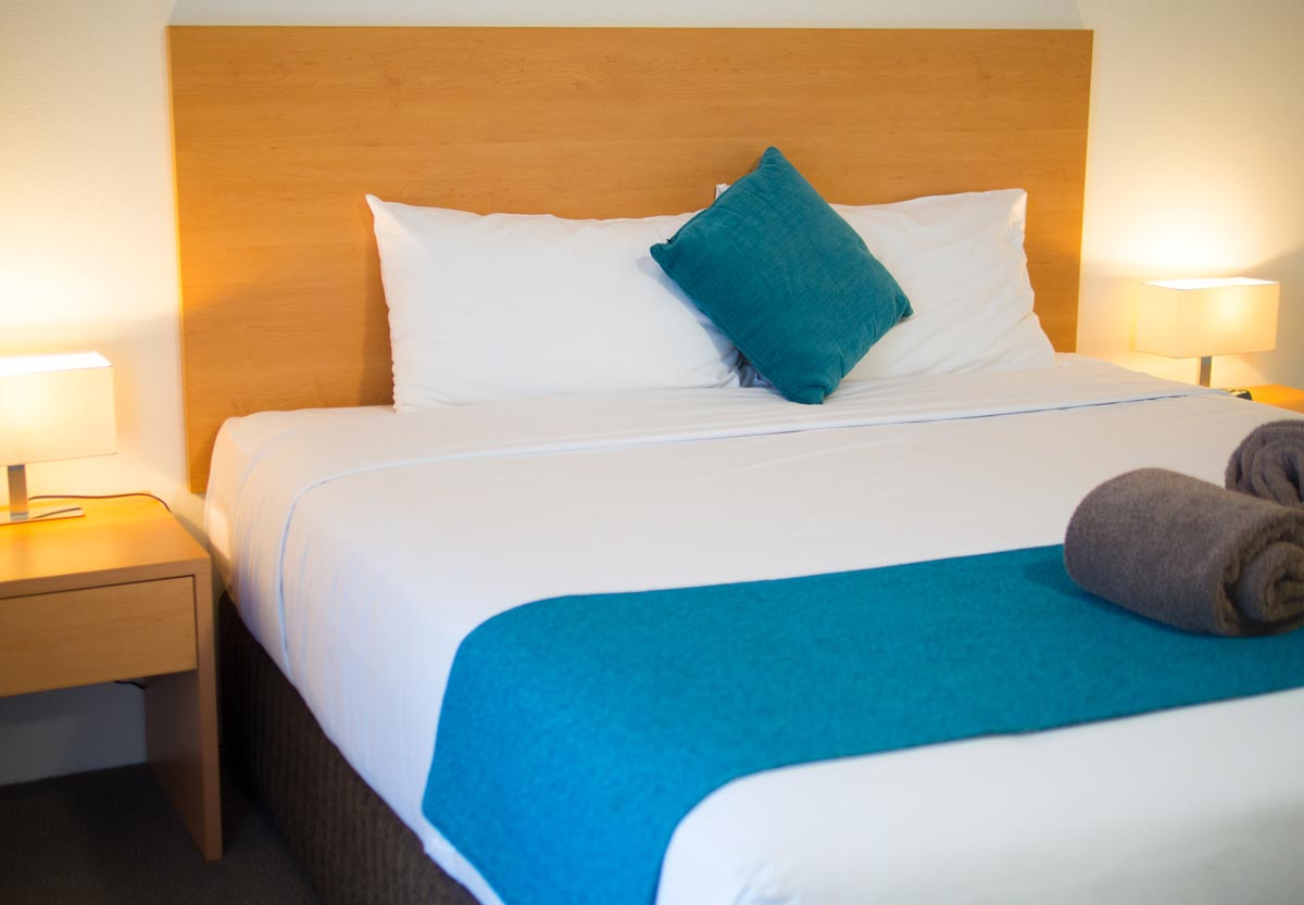 Two-Bedroom Apartments — King bedroom